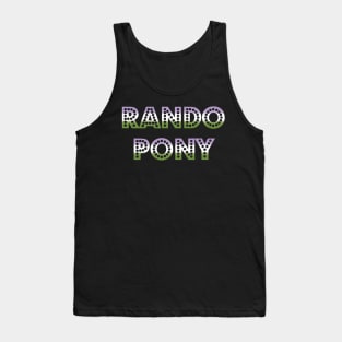 RandoPonyTM Marquee Genderqueer Gradient Tank Top